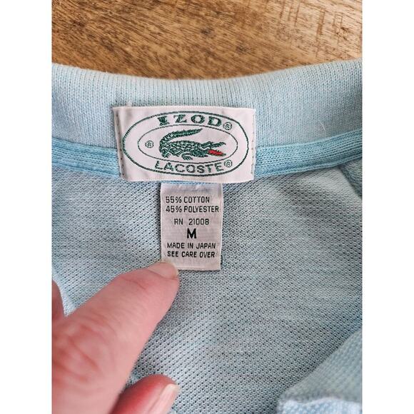 Izod Lacoste Polo Shirt Short Sleeve Women's Size M - Picture 5 of 9